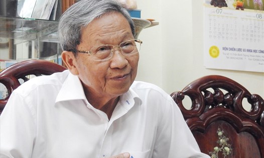 Thiếu tướng Lê Văn Cương, nguyên Viện trưởng Viện Chiến lược, Bộ Công an. Ảnh: T.CHUNG
