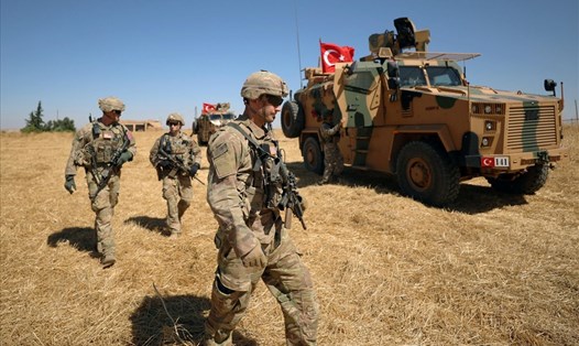 Thổ Nhĩ Kỳ tiến hành chiến dịch quân sự nhằm vào người Kurd ở đông bắc Syria. Ảnh: Reuters