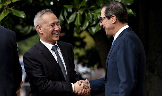 Mỹ và Trung Quốc đã đạt được thỏa thuận thương mại giai đoạn một sau vòng đàm phán mới nhất ở Washington. Ảnh: Bloomberg.