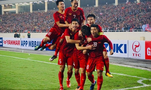 U23 Việt Nam hạ Thái Lan 4-0 ở vòng loại giải U23 Châu Á 2020. Ảnh: H.A