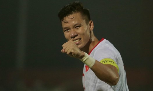 Trung vệ đội trưởng Quế Ngọc Hải tiếp tục để lại dấu ấn trong trận đấu với Indonesia. Ảnh: Minh Tùng
