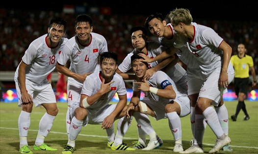 Tuyển Việt Nam duy trì thành tích bất bại ở vòng loại World Cup 2022 sau chiến thắng 3-1 trước Indonesia. Ảnh: Minh Tùng