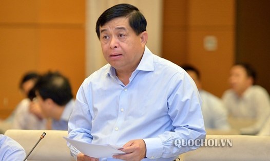 Bộ trưởng Bộ KH-ĐT Nguyễn Chí Dũng. Ảnh: Quochoi.vn
