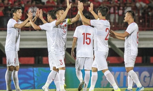 Tuyển Việt Nam tạm chia tay 3 tuyển thủ sau chiến thắng 3-1 trước Indonesia. Ảnh: AFC
