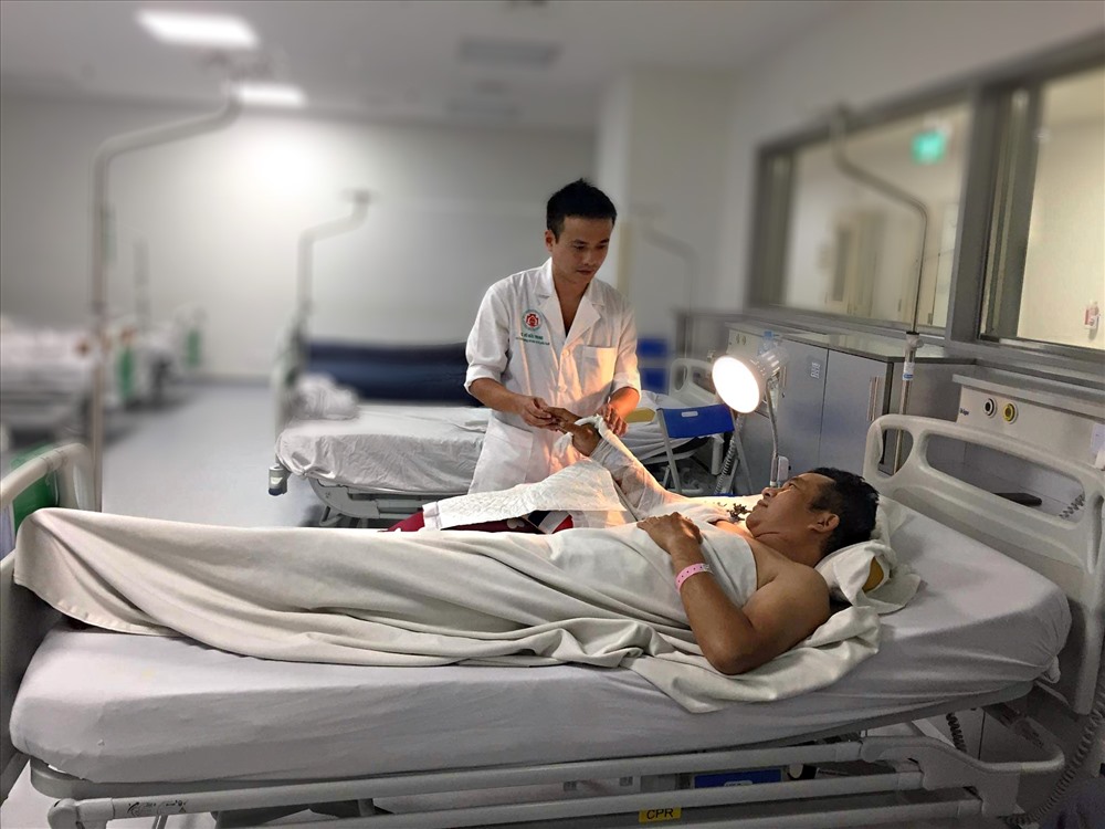 Bệnh nhân hồi phục sau ca phẫu thuật.