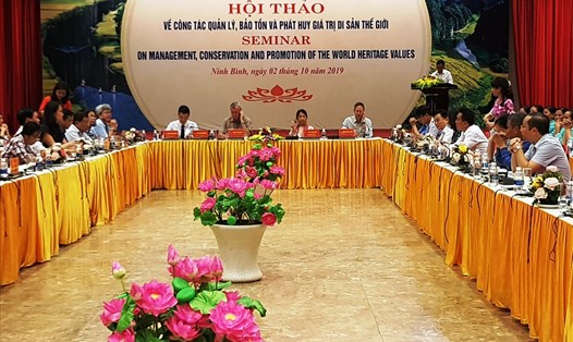 Các đại biểu dự hội thảo. Ảnh: NT