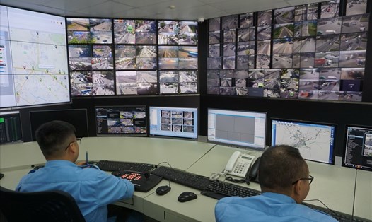 Trung tâm giám sát điều hành giao thông thông minh tại TPHCM - ảnh M.Q