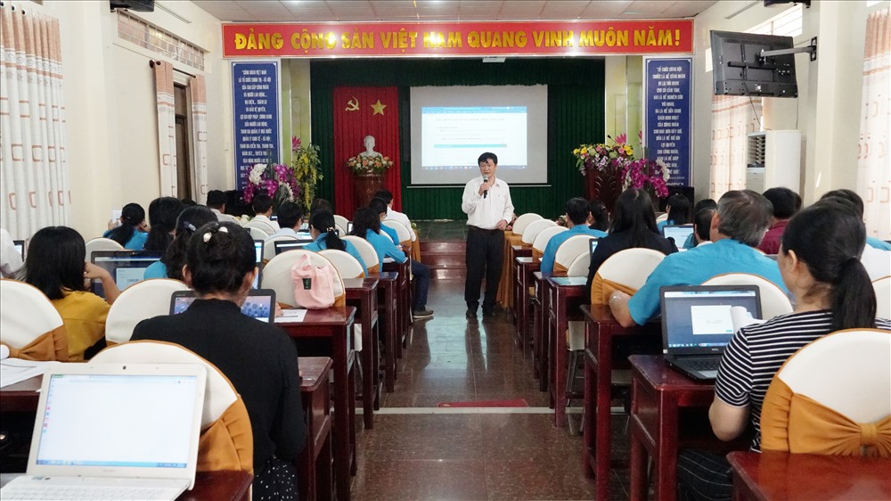 Quang cảnh lớp tập huấn. Ảnh: Trường Khoa