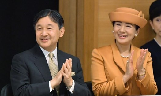 Nhật hoàng Naruhito và Hoàng hậu Masako. Ảnh: Kyodo.