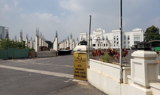 Khu phức hợp thương mại dịch vụ và căn hộ cao cấp xây dựng không phép trên diện tích hơn 23.000m2 ở phường Tân Tiến, TP.Biên Hòa, tỉnh Đồng Nai. Ảnh: PV