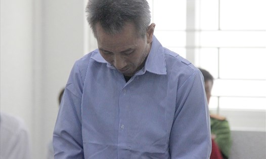 Bị cáo Kiền tại phiên tòa sơ thẩm.