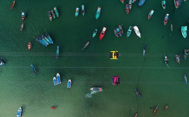 Cáp treo Hòn Thơm là một trải nghiệm hút khách ở Phú Quốc