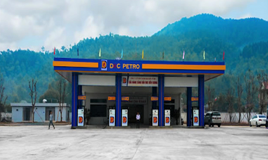 Cửa hàng xăng dầu DKC Đền Cuông thuộc Công ty CP Tập đoàn Thiên Minh Đức. Ảnh: AT