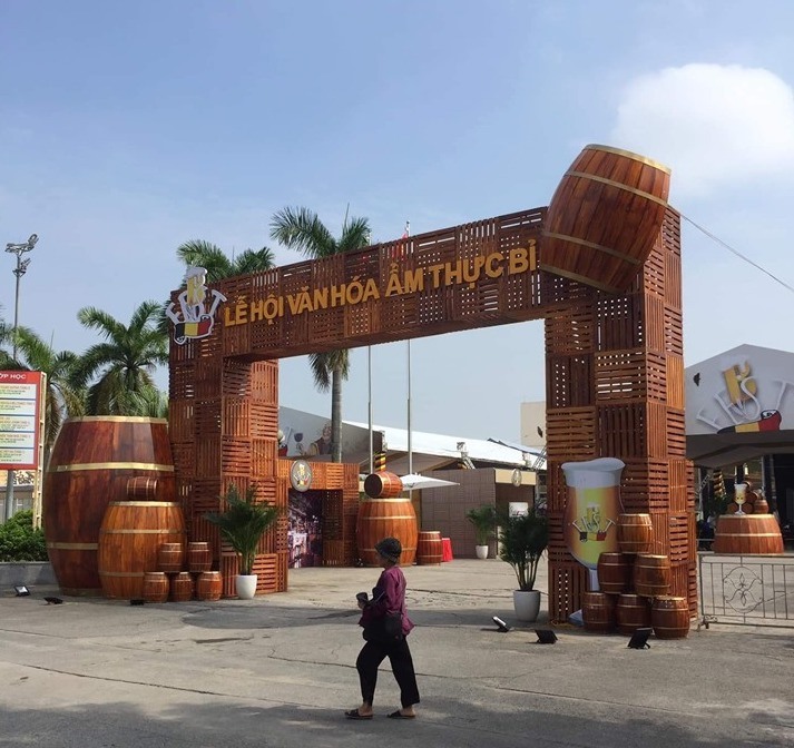 Lễ hội văn hóa ẩm thực Bỉ tooe chức tại Cung Văn hóa Lao động Hữu nghị Việt Tiệp.