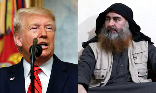 Nga nghi ngờ tuyên bố của Tổng thống Donald Trump tiêu diệt thủ lĩnh IS Abu Bakr al-Baghdadi. Ảnh: Reuters