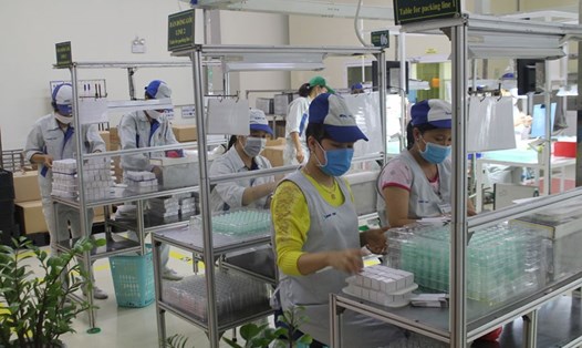Công ty TNHH Synztec Việt Nam (Hải Phòng) áp dụng thời gian làm việc 44 giờ/tuần từ năm 2016 đến nay. Ảnh: MAI DUNG