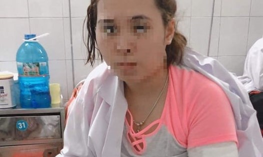 Chị H đang được điều trị tại Bệnh viện Đa khoa tỉnh Hải Dương.