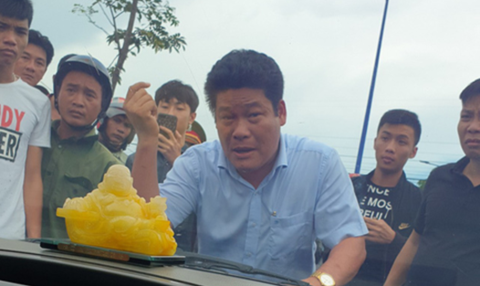 Nguyễn Tấn Lương tại hiện trường vụ việc_Ảnh: Công an tỉnh Đồng Nai
