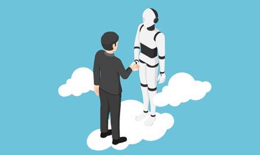 Trong tương lai, con người sẽ "sát cánh" cùng robot tại nơi làm việc. Ảnh minh họa (ảnh Internet).