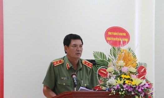 Trung tướng Trình Văn Thống. Ảnh CA