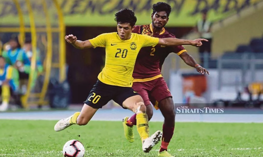 Tiền đạo Syafiq Ahmad đang được xem là chân sút nguy hiểm của tuyển Malaysia. Ảnh: NST