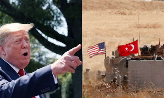 Tổng thống Donald Trump dọa hủy diệt nền kinh tế Thổ Nhĩ Kỳ nếu nước này đi quá giới hạn. Ảnh: Reuters