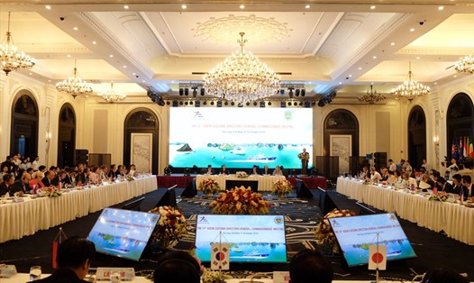 Hội nghị Tổng cục trưởng Hải quan ASEM 13 chính thức khai mạc tại Hạ Long, Quảng Ninh. Ảnh HT