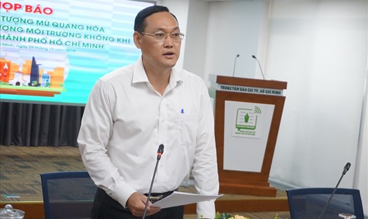 Ông Cao Tung Sơn – Giám đốc Trung tâm Quan trắc - SởTài nguyên và Môi trường TP.Hồ Chí Minh.  Ảnh: M.Q