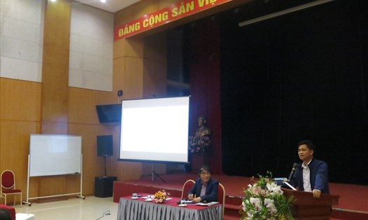 Ông Ngọ Duy Hiểu – Đại biểu Quốc hội, Phó Chủ tịch Tổng Liên đoàn Lao động Việt Nam - phát biểu tại Hội thảo.