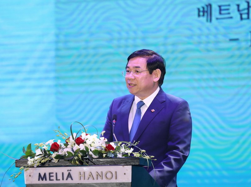 Chủ tịch Hội đồng quản trị BIDV, ông Phan Đức Tú cho biết “Đây là giao dịch mua bán - sáp nhập (M&A) với một nhà đầu tư chiến lược lớn nhất lịch sử ngành ngân hàng Việt Nam. Ảnh BID