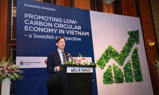 Ông Jeffrey Fielkow, Giám đốc Điều hành Tetra Pak Việt Nam, doanh nghiệp Thụy Điển điển hình đã và đang tiên phong nhiều sáng kiến thúc đẩy nền kinh tế tuần hoàn, ít phát thải carbon.