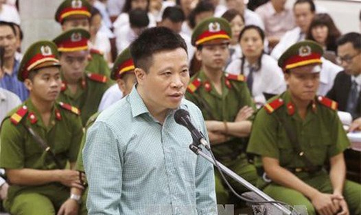 Ông Hà Văn Thắm tại phiên tòa. Ảnh: TTXVN.