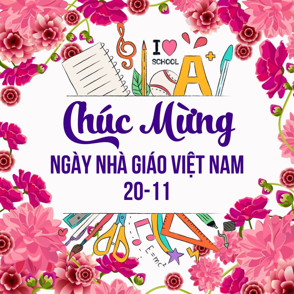 Chúc mừng ngày nhà giáo Việt Nam: Hôm nay là ngày lễ của các nhà giáo Việt Nam! Hãy cùng chúc mừng và tôn vinh những người đã cống hiến cả đời cho giáo dục nước nhà. Hình ảnh liên quan sẽ giúp bạn hiểu thêm về ý nghĩa của ngày hội này.