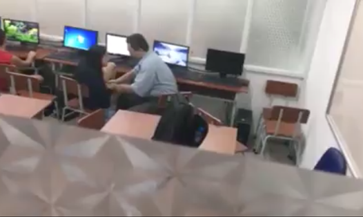 Một clip ghi lại phòng tin học của nhà thiếu nhi TP. Hồ Chí Minh được đăng trên mạng xã hội.