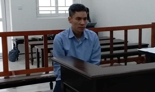Bị cáo Vũ Hoàng Dương tại phiên tòa.