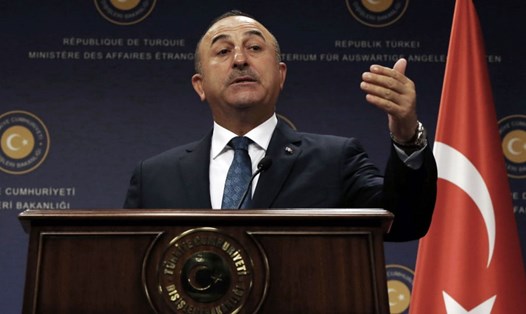 Ngoại trưởng Thổ Nhĩ Kỳ Mevlut Cavusoglu. Ảnh: AP