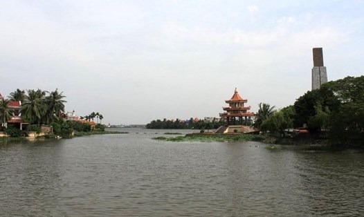 Sông Đa Độ, huyện Kiến Thụy. Ảnh UBND TP HP.