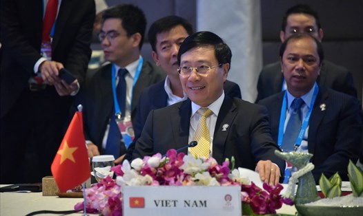 Phó Thủ tướng, Bộ trưởng Phạm Bình Minh dự Hội nghị Hội đồng Cộng đồng Chính trị-An ninh ASEAN lần thứ 20. Ảnh: Asean2019.