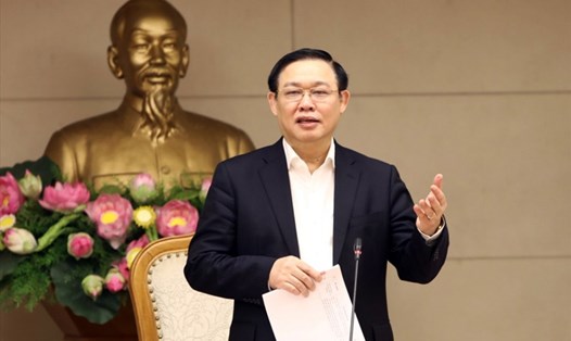 Phó Thủ tướng Vương Đình Huệ phát biểu tại cuộc họp - Ảnh: VGP/Thành Chung