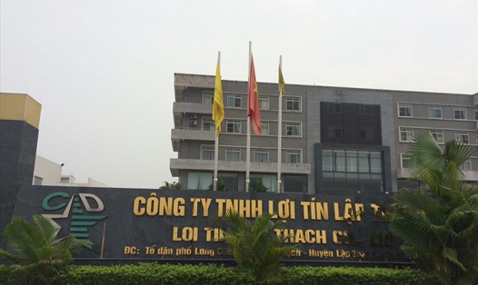 Trụ sở của Cty TNHH Lợi Tín Lập Thạch tại Thị trấn Lập Thạnh, Huyện Lập Thạch, tỉnh Vĩnh Phúc.