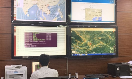 Viện Vật lý địa cầu đang tiếp tục theo dõi để thông tin tới người dân và cơ quan chức năng về các trận động đất. Ảnh: IGP