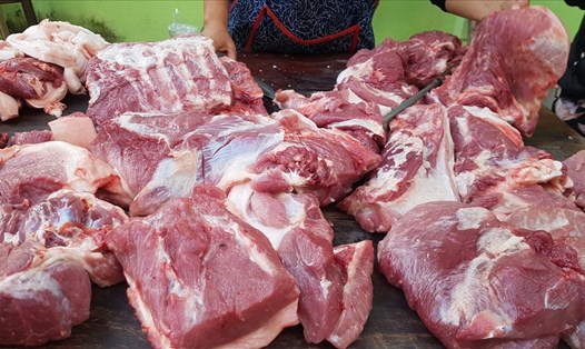 Nhiều ý kiến cho rằng giá lợn hơi sẽ bật tăng trở lại sau 1 tháng nữa khi nhu cầu thực phẩm Tết tăng cao. Ảnh: Kh.V