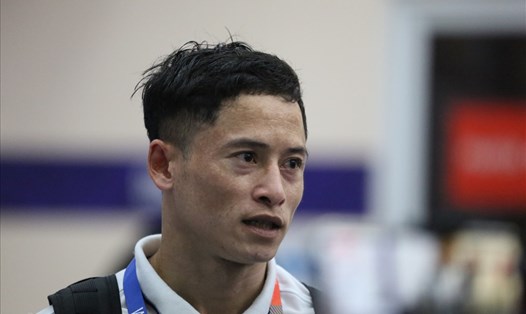 "Messi Lào" tâm phục, khẩu phục sau trận thua 1-6 trước U22 Việt Nam tại SEA Games 30. Ảnh: HOÀI THU