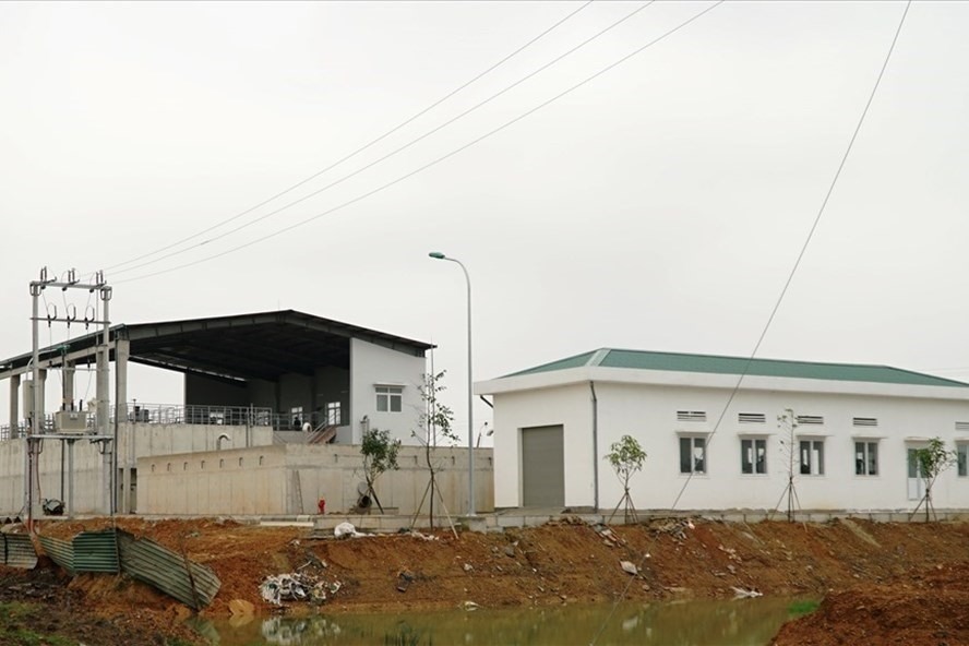Nhà máy nước cấp nước cho thị xã Cửa Lò được xây dựng tại xã Nghi Hoa (Nghi Lộc-Nghệ An). Ảnh: QĐ
