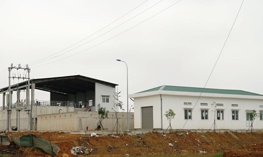 Nhà máy nước cấp nước cho thị xã Cửa Lò được xây dựng tại xã Nghi Hoa (Nghi Lộc-Nghệ An). Ảnh: QĐ