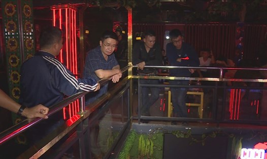 3 quán bar, karaoke có hàng trăm đối tượng phê ma túy. Ảnh: LX