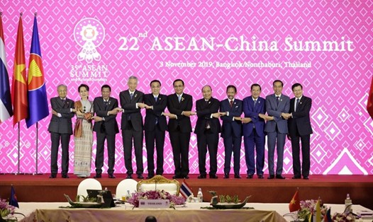 Các đại biểu dự Hội nghị Cấp cao ASEAN – Trung Quốc lần thứ 22. Ảnh: Asean2019.go.th.