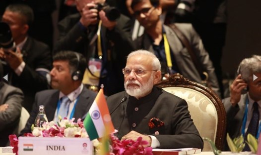 Thủ tướng Ấn Độ Narendra Modi tại Hội nghị Cấp cao ASEAN - Ấn Độ lần thứ 16. Ảnh: Asean2019.go.th.