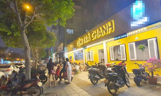 Một quán trà chanh theo mô hình nhượng quyền tại Hà Nội. Ảnh: P.V