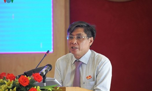 Ông Lê Đức Vinh, Chủ tịch UBND tỉnh Khánh Hòa. Ảnh: VOV.